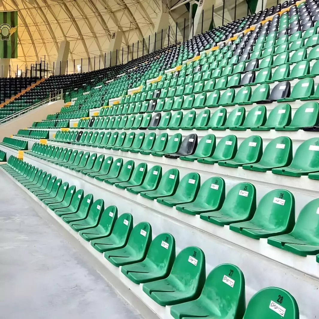 Custom Branded Stadium Chair Installation Image