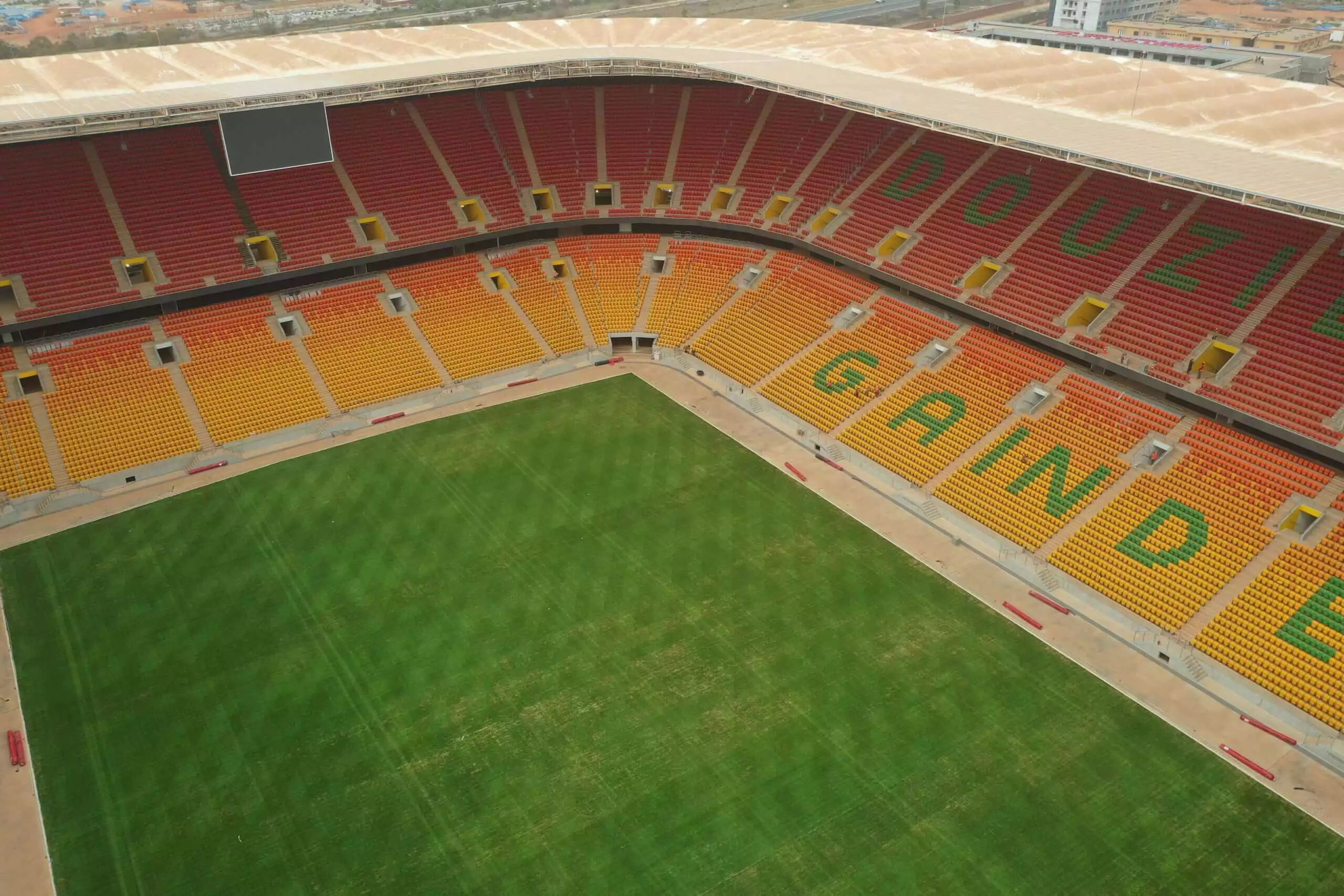 FIFA-Approved Stadium Seating Installation Image